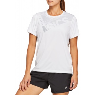 Asics Tennis-Shirt Practice GPX weiss Damen